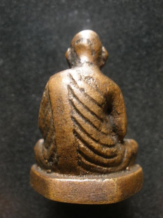 รูปหล่อโบราณ หลวงพ่อสงฆ์ ฐานหกเหลี่ยม ปี 2513 วัดเจ้าฟ้าศาลาลอย จ.ชุมพร