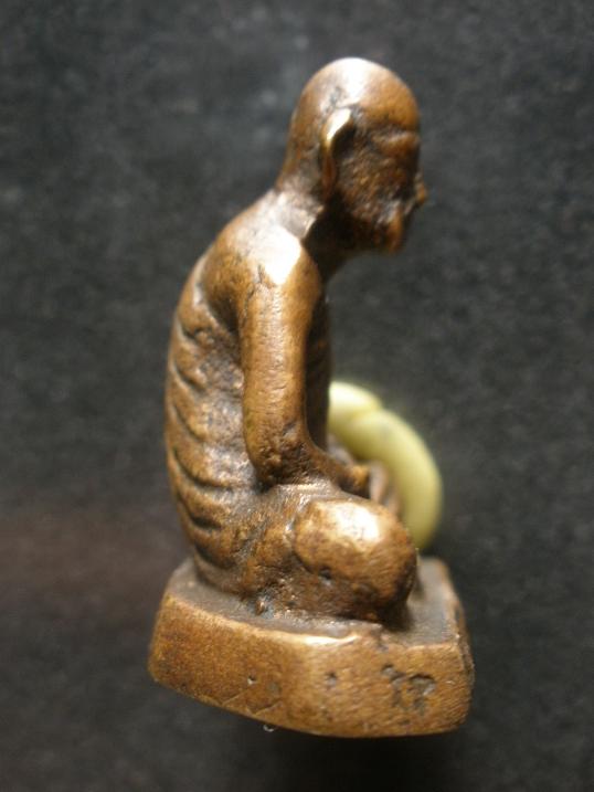 รูปหล่อโบราณ หลวงพ่อสงฆ์ ฐานหกเหลี่ยม ปี 2513 วัดเจ้าฟ้าศาลาลอย จ.ชุมพร