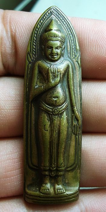 พระร่วงรางปืน วัดพระธาตุดอยสุเทพ ปี15 เนื้อทองเหลือง ยันต์จม (นิยม+หายาก)  พร้อมกรอบเดิมครับ