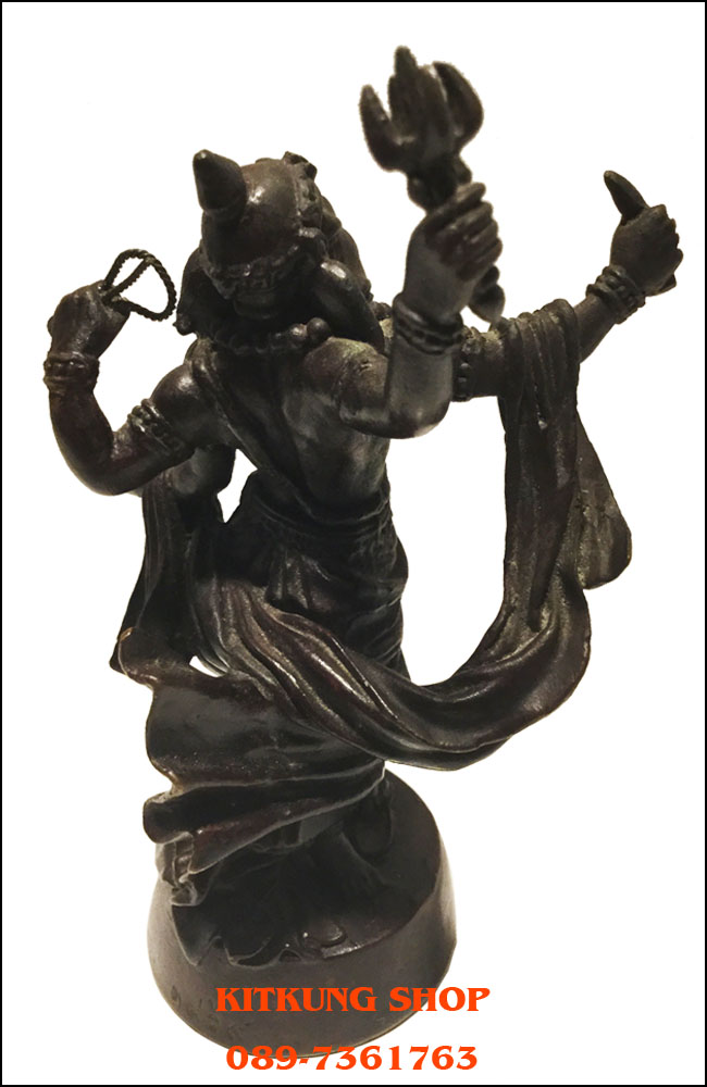 พระพิฆเณศปางมหาเทพศิลปะของแผ่นดิน 3.9 นิ้ว (๓๔๖๙)