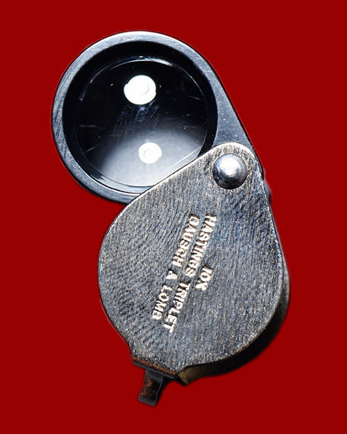 กล้องBausch&Lomb Hasthing Triplet 10X เลนส์แก้วใส3ชั้น ของแท้ Made in USA+อุปกรณ์ครบ