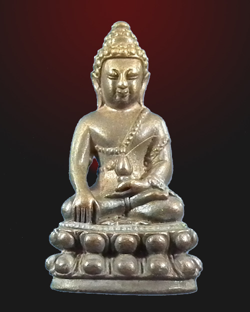 พระกริ่ง หลวงปู่จันทา ถาวโร เนื้อทองแดง