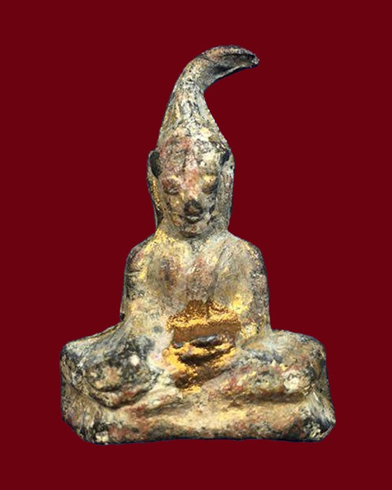 พระท่ากระดานเสาร์5หน้าโบสถ์ (ตัดสิ่ว)หลวงพ่อนารถ วัดศรีโลหะฯ กาญจนบุรี