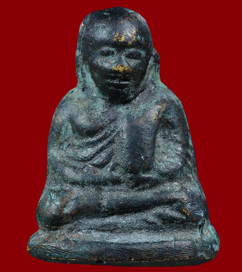 หลวงพ่อเงิน วัดบางคลาน จังหวัดพิจิตร รุ่นปืนแตก พิมพ์เศียรกลม ปี ๒๕๒๘ 