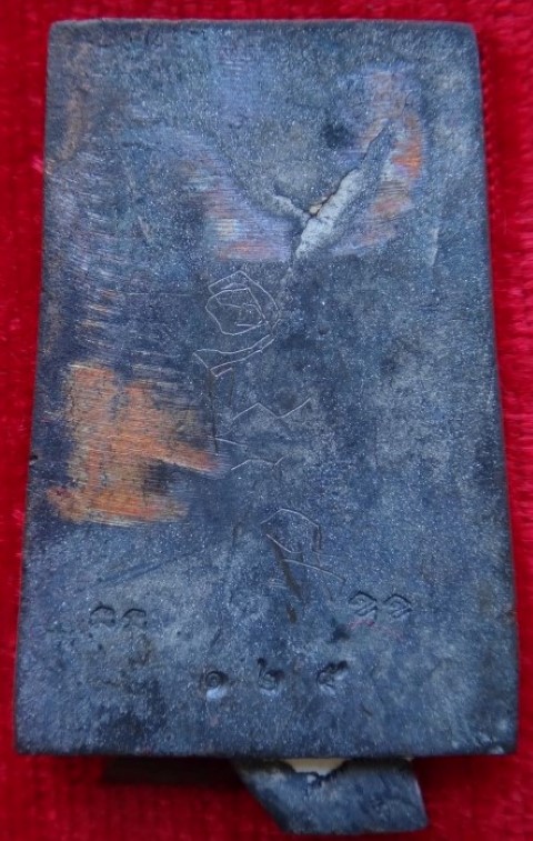 สมเด็จหล่อโบราณรุ่นแรก หลวงพ่อสม วัดโพธิ์ทอง ติดผงอิทธิเจ เก ศา พลอย ปิด550(ราคาจอง700)