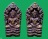 2 องค์  ปรกมะขามหลวงปู่ม่น วัดเนินตามาก ชลบุรี .....เคาะแรก   