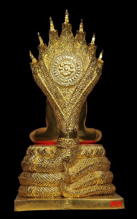 พระบูชาพระร่วงโรจนฤทธิ์ วัดพระปฐมเจดีย์ หน้าตัก 7 นิ้ว ปิดทอง