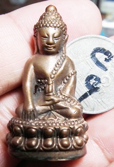 ต่ำกว่าจอง พระกริ่งชินบัญชร พระอาจารย์จิ วัดหนองหว้า เนื้อนวะก้นนวะ สร้าง 999 องค์ หมายเลข458