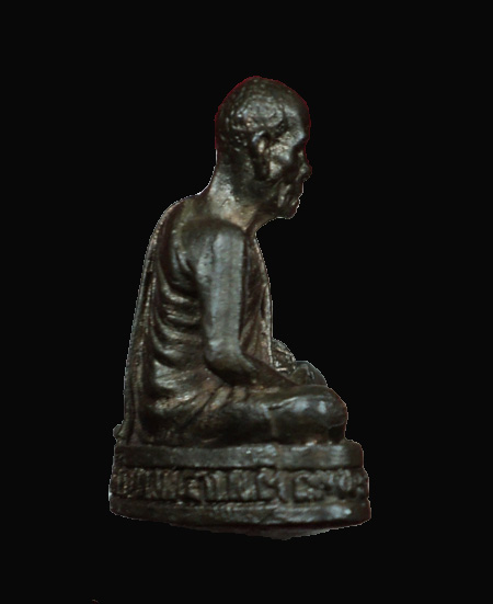 รูปหล่อ หลวงพ่อผล วัดเชิงหวาย  เนื้อนวะโลหะ  ปี 38