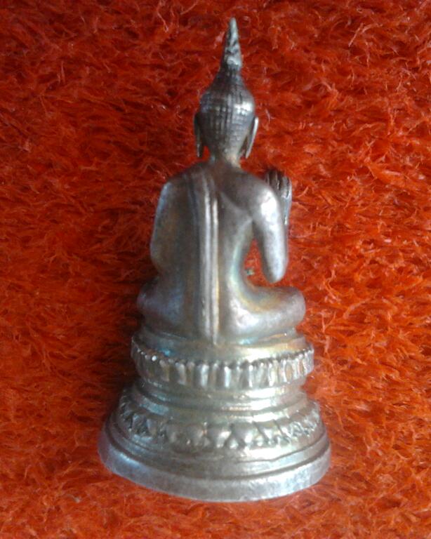 พระกริ่งพุทธกวักสุพรรณรังสี วัดเลียบ กทม ปี19 หลวงปู่สรวงเสก