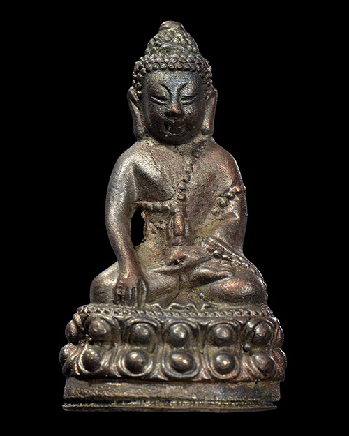 พระกริ่งเนื้อนวะก้นเงิน หลวงปู่คำพันธ์ วัดธาตุมหาชัย จ.นครพนม สภาพสวยมากครับ