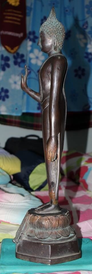 พระบูชา หลวงพ่อหนุน วัดท่าไชย สุพรรณุรี ปี18