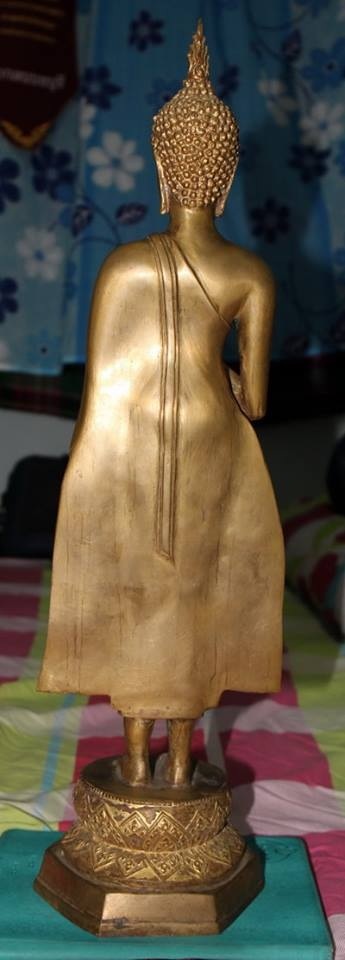 พระบูชาปางรำพึง เนื้อทองหลือง