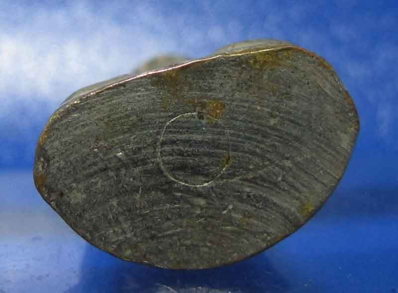 รูปหล่อ หลวงพ่อเงิน เนื้อทองเหลือง ชุบนิเกิ้ล  ไม่ทราบที่