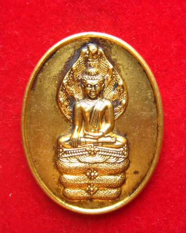 เหรียญพระนาคปรก วันพระราชสมภพครบ 3 รอบ สมเด็จพระเทพฯ หลัง สธ. ปี 2534 บล็อกกษาปณ์