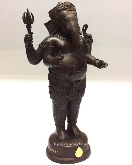 พระพิฆเนศ ปางยืนประทานพร รุ่นครบรอบ100 ปี กรมศิลปากร ขนาดบูชา สูง 10.5 นิ้ว No.2660