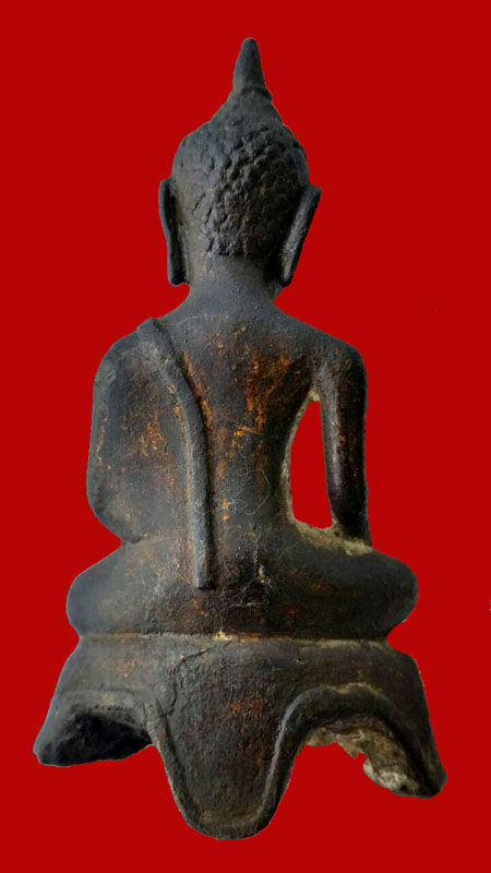 พระบูชาสมัยอยุธยา หน้าตัก 2 นิ้ว สูง 4 นิ้ว