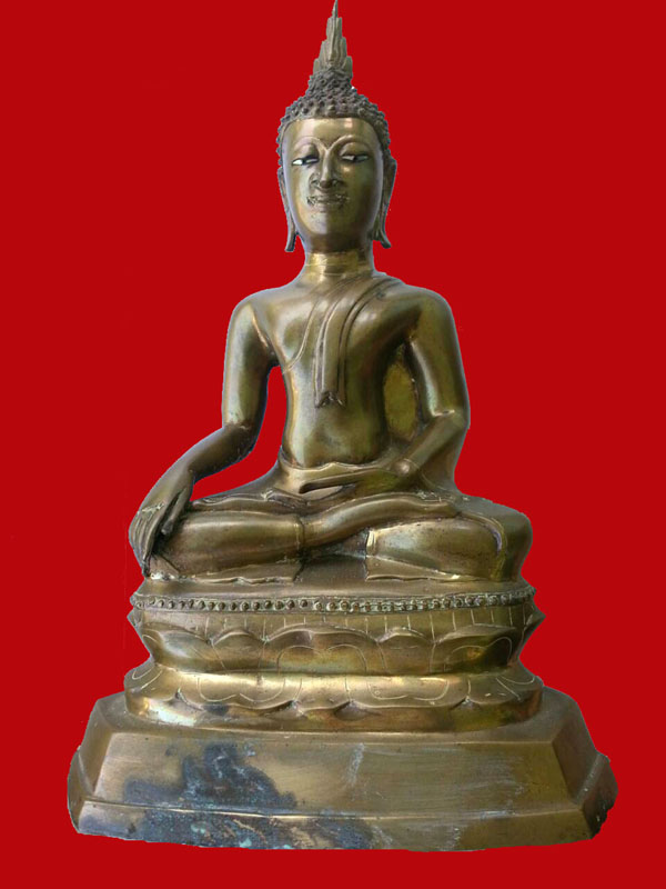 พระบูชา รัชกาล ตามุก หน้าตัก 5 นิ้ว สูง เกือบ 12 นิ้ว อุดดินไทย