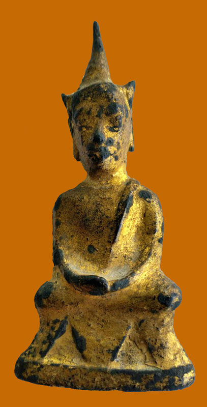 พระชัยอยุธยา หน้าตัก 1.5 นิ้ว ทองเดิม น่ารัก สภาพสวยๆไม่มี อุดซ่อม