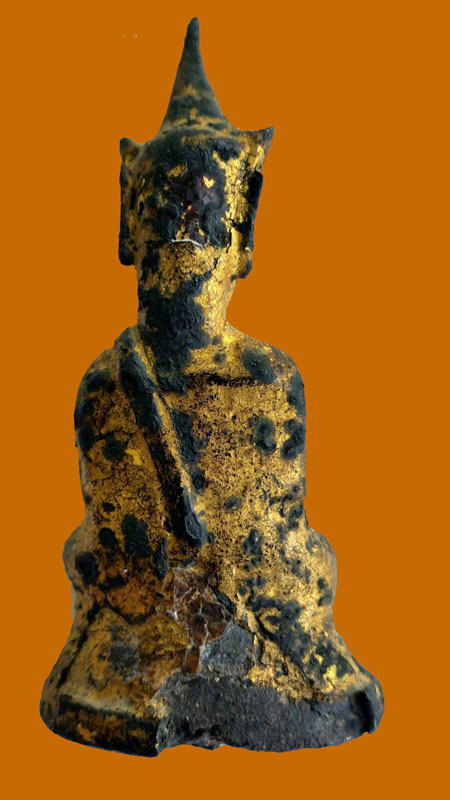 พระชัยอยุธยา หน้าตัก 1.5 นิ้ว ทองเดิม น่ารัก สภาพสวยๆไม่มี อุดซ่อม