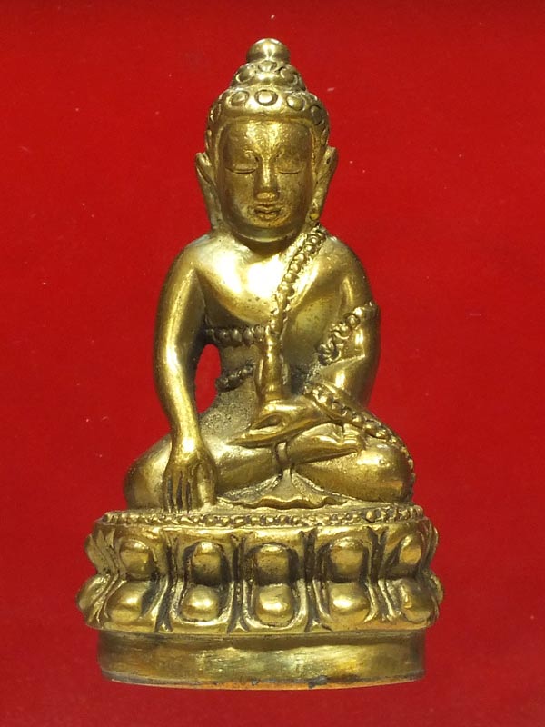 พระกริ่งพุทธปวเรศ เนื้อทองระฆังก้นทองแดง No.123