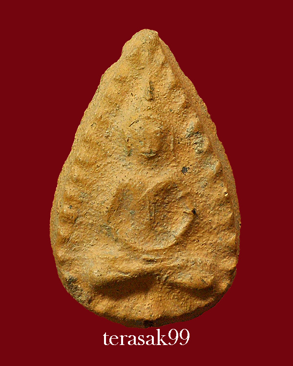 พระกลีบบัว กรุวัดลิงขบ(วัดบวรมงคล) เนื้อดิน ราคาเบาๆ (2)