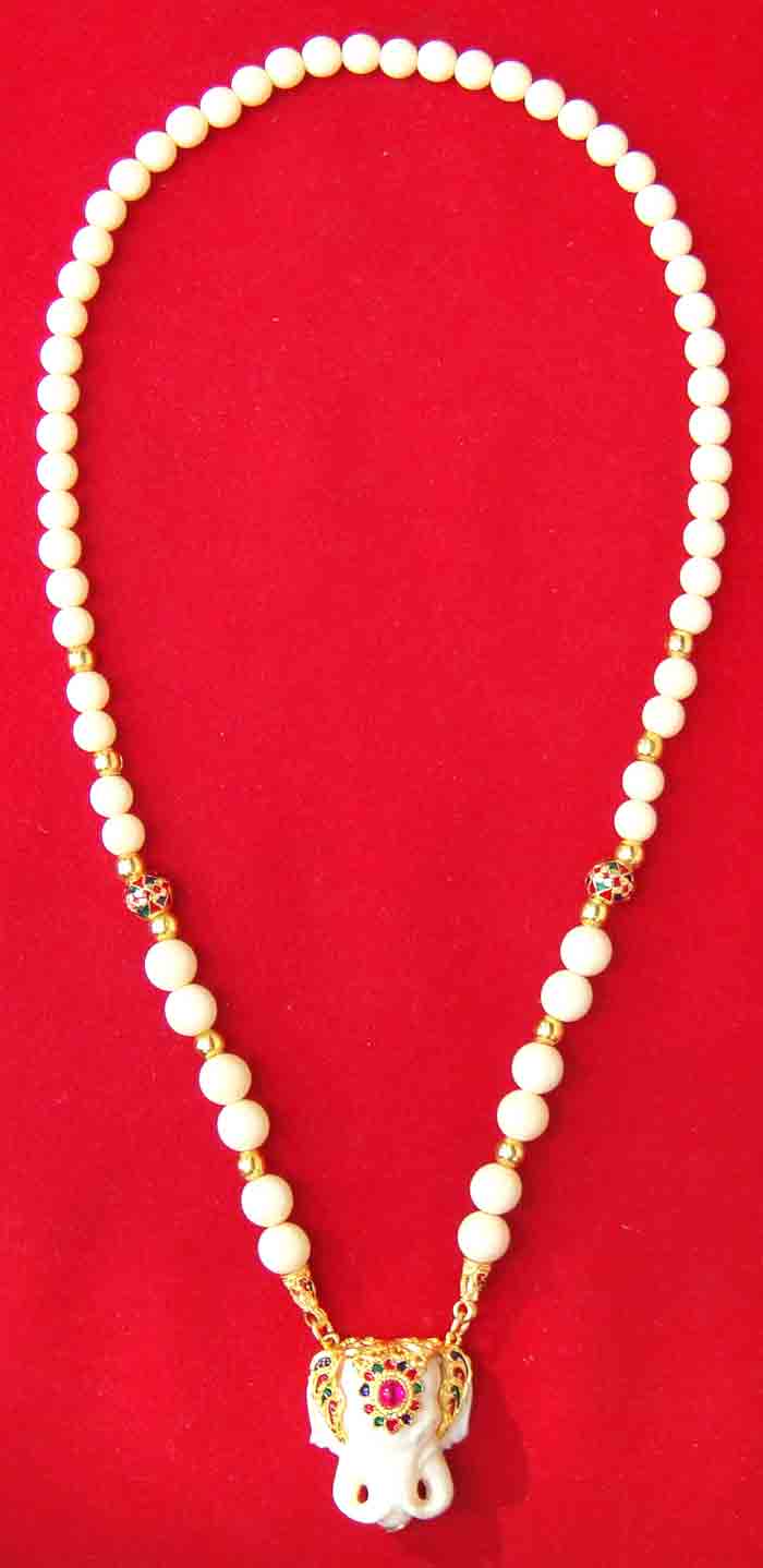 ***สร้อยคล้องพระลายสุโขทัยโบราณกะไหล่ทองความยาว 25 นิ้ว ขนาดศูนย์กลางเม็ดสร้อย 0.9 ม.ม.สวยหรูตามรูป