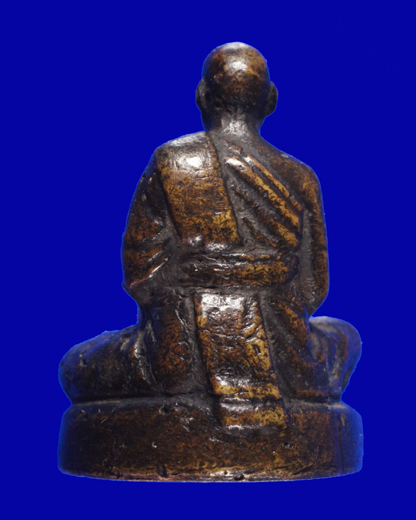 +++มาพร้อมบัตร G+++รูปหล่อหลวงพ่อเงิน วัดดอนยายหอม รุ่นแรก ปี 2500 เนื้อทองเหลือง สวยเดิมๆ