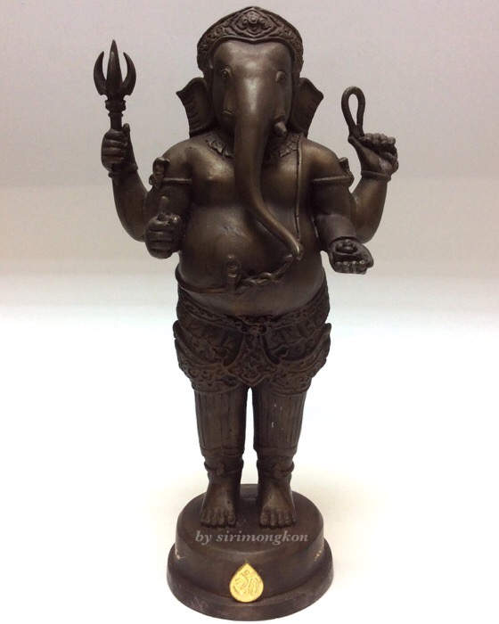 พระพิฆเนศ ปางยืนประทานพร รุ่น 100 ปี กรมศิลปากร ขนาดบูชา สูง 10.5 นิ้ว No.469