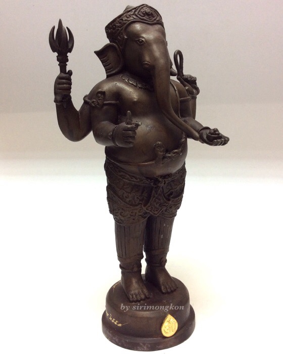 พระพิฆเนศ ปางยืนประทานพร รุ่น 100 ปี กรมศิลปากร ขนาดบูชา สูง 10.5 นิ้ว No.469