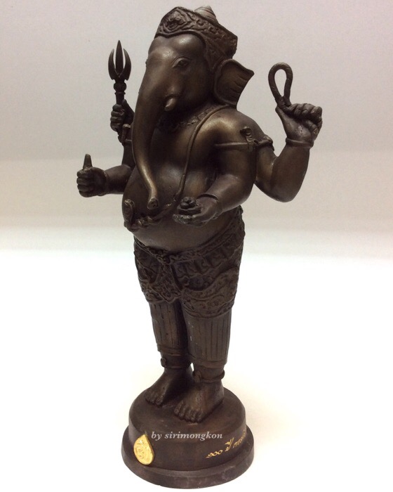 พระพิฆเนศ ปางยืนประทานพร รุ่น 100 ปี กรมศิลปากร ขนาดบูชา สูง 10.5 นิ้ว No.469