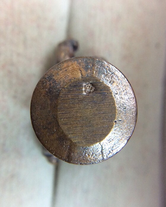 พระพิฆเนศ ปางบรมครู รุ่น100ปี กรมศิลปากร ขนาด 0.5 นิ้ว เนื้อโลหะผสม มีโค๊ด