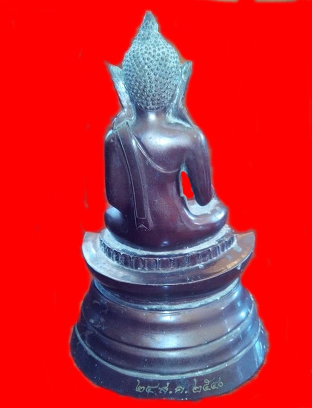 พระบูชา พระแก้วบุษราคัม หน้าตัก5นิ้ว ปี2540 วัดศรีอุบลรัตนาราม จ.อุบลราชธานี