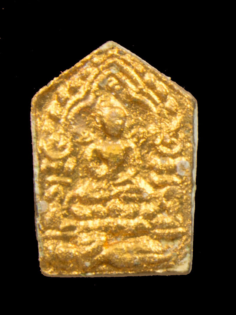 ขุนแผนพรายกุมาร ปี 43 เนื้อขาวทาทองพิมพ์เล็ก กล่องเดิม