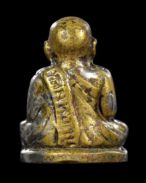 รูปหล่อ หลวงพ่อเงิน วัดบางคลาน จ.พิจิตร 2515 ออกวัดท้ายน้ำ พิมพ์หน้ายักษ์ ก้นอุ