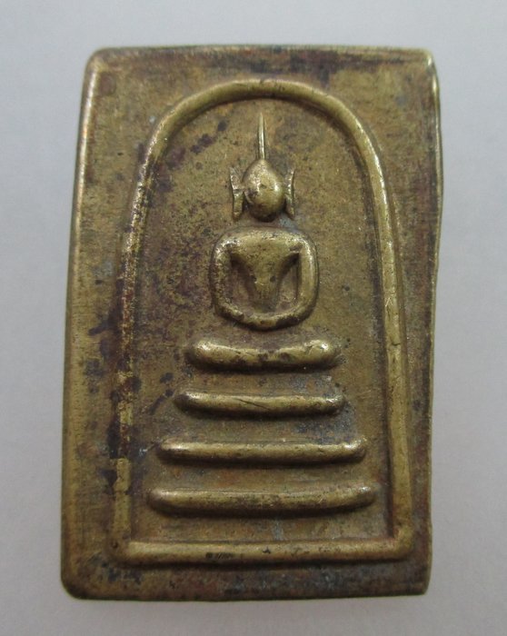 เหรียญสมเด็จพุฒาจารย์โต หลวงปู่นาค วัดระฆัง ปลุกเสก ปี 2496 เนื้อทองระฆัง หายาก