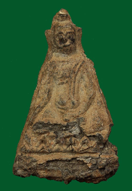 พระอู่ทองหนั่ง บัวฟันปลา เนื้อชินเงิน กรุวัดสิงห์ จ.ปทุมธานี มาพร้อมบัตรรับรองครับ