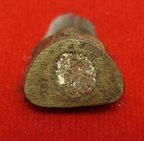 พระสังกัจจายน์ รุ่น รับทรัพย์ ปี 54 เนื้อทองสำริด ก้นอุดผง 