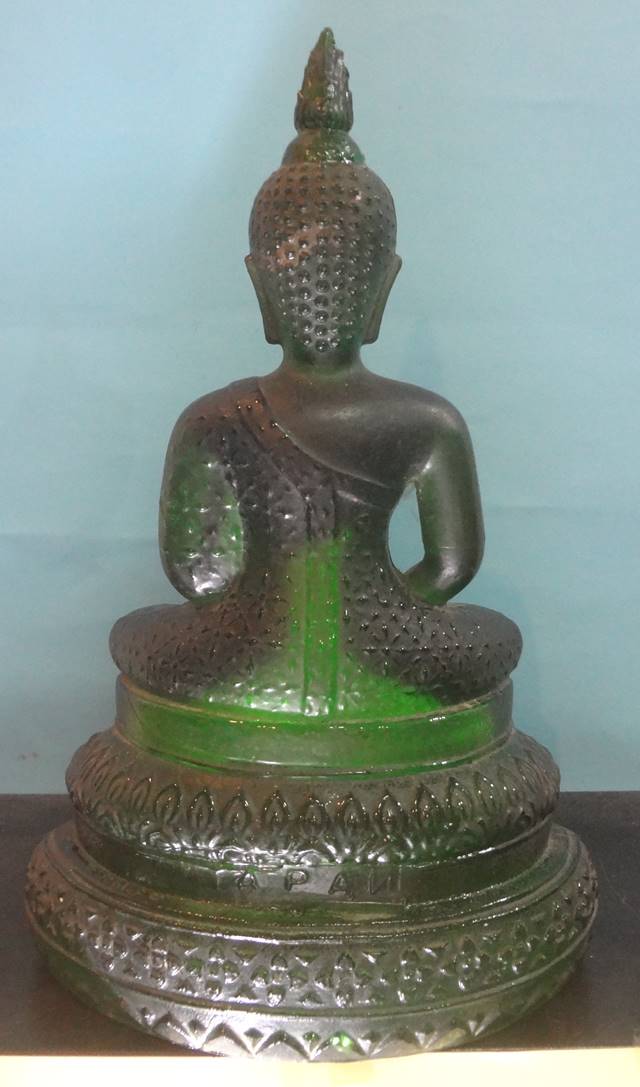  พระแก้วมรกต พิธี25ศตวรรษ เนื้อแก้วสีเขียวหน้าตัก 5 นิ้ว