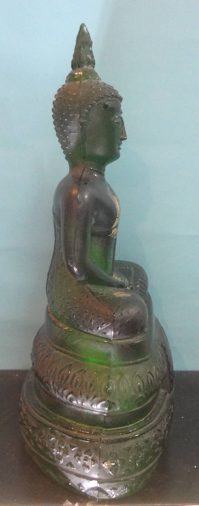  พระแก้วมรกต พิธี25ศตวรรษ เนื้อแก้วสีเขียวหน้าตัก 5 นิ้ว