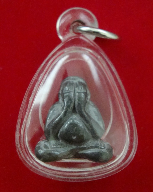 พระปิดตามหาลาภ หลวงพ่อสาคร ปี 37 เนื้อตะกั่ว พิมพ์ใหญ่