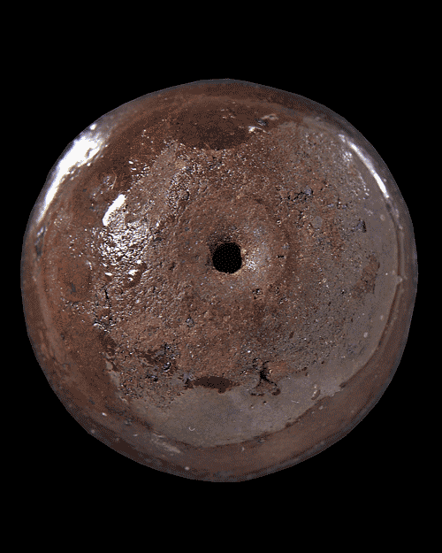 เม็ดประคำเหล็กพี้ หลวงปู่หมุน วัดบ้านจาน จ.ศรีสะเกษ+ใบกำกับ