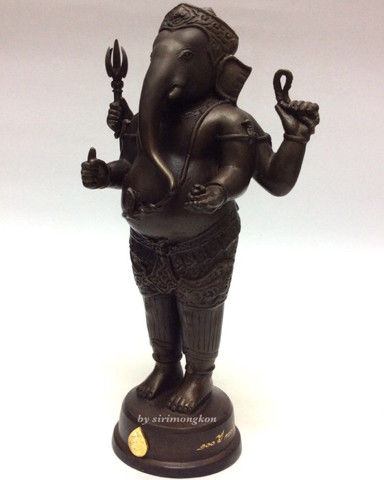 วัดใจ!!!พระพิฆเนศ ปางยืนประทานพร รุ่น 100 ปี กรมศิลปากร ขนาดบูชา สูง 10.5 นิ้ว เนื้อโลหะผสม No.3874