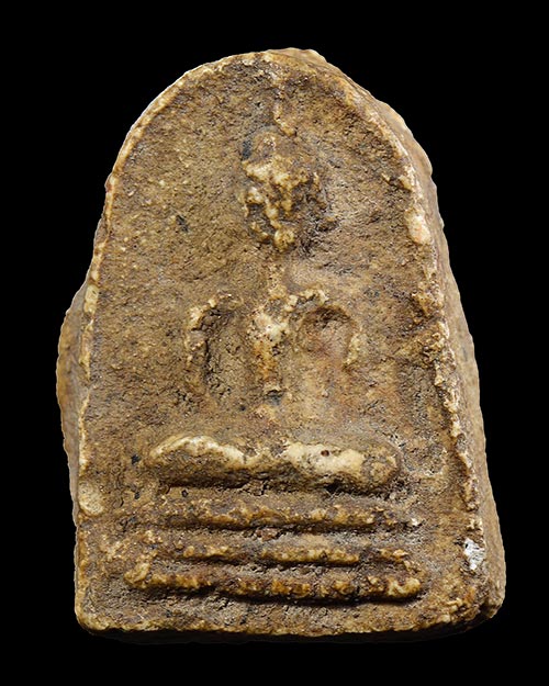 พระกรุวัดเงิน พิมพ์เล็บมือสมาธิ เนื้อผง จ.กรุงเทพฯ สภาพสวยครับ