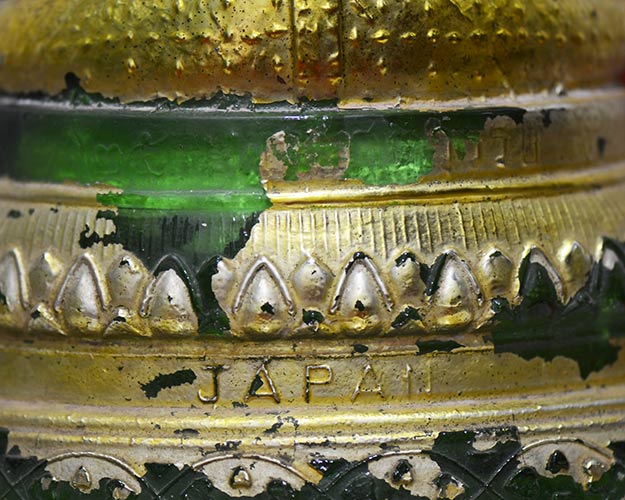 พระบูชา5นิ้ว พระแก้วมรกต พิธี25 พุทธศตวรรษ เนื้อสีเขียว สำนักพุทธศรีประทีป บล็อกJAPAN สภาพสวยมาก