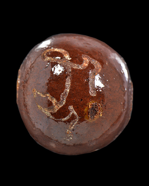 เม็ดประคำเหล็กพี้ หลวงปู่หมุน วัดบ้านจาน จ.ศรีสะเกษ+ใบกำกับ