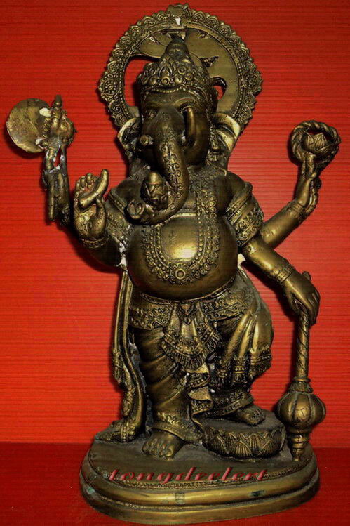 พระพิฆเนศวรบูชา ขนาดสูง 12 นิ้ว สวยมากค่ะ