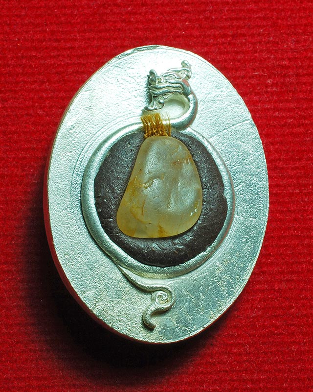 พญามุจลินท์นาคราช เนื้อเงิน เนื้อเงินอุดปฐวีธาตุ ๒๙