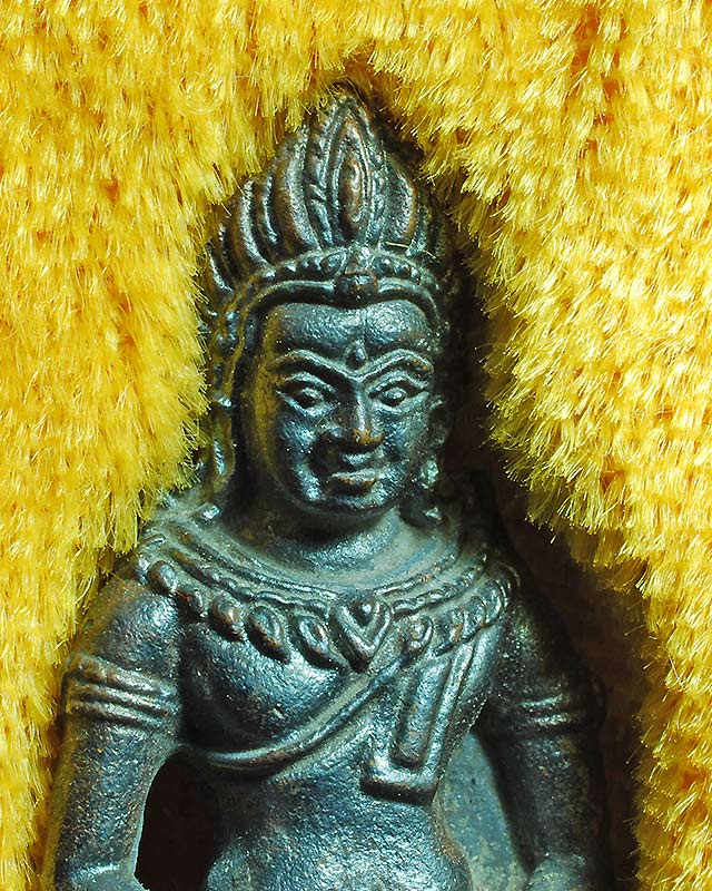พระกริ่งศรีเทพ หลวงปู่ทองมา ถาวโร วัดสว่างท่าสี จ.ร้อยเอ็ด กล่องเดิม