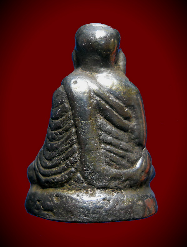 รูปหล่อโบราณ ลพ.เงิน พิมพ์กลาง วัดท่ามะไฟ